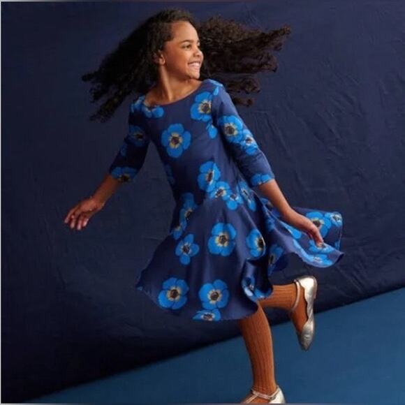 Robe Imprimée Fille Tea Collection Taille 5 - En Coton, Très Bon état, Style été